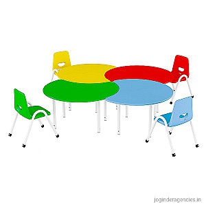 CIRCLE COLLAB DESK(WOODEN)