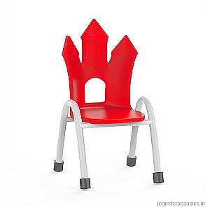  CASTLE CHAIR RED 8″