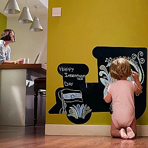Train Magnetic Wall Chalkboard
