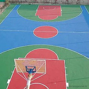 Synthetic Basketball Court Flooring-8 layer