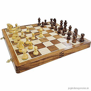BG 211 16'' Wooden Professional Folding Self Storage Chess